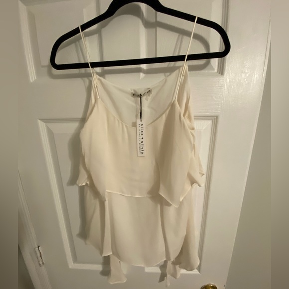 Women's Vince Off White Bloue Cami Top Sise Medium New with tags - Picture 4 of 16